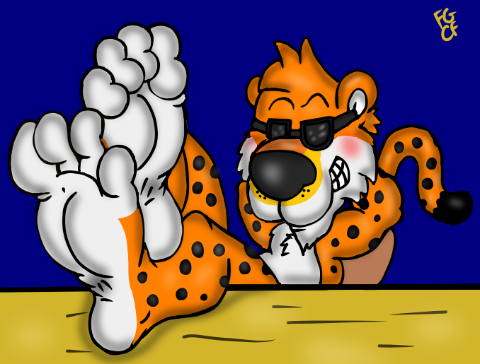 Cheeto Foot Cheeto cheetah presenting his paws by Coolfruits on DeviantArt