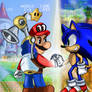 Happy 35th Birthday to Mario from Sonic and I!