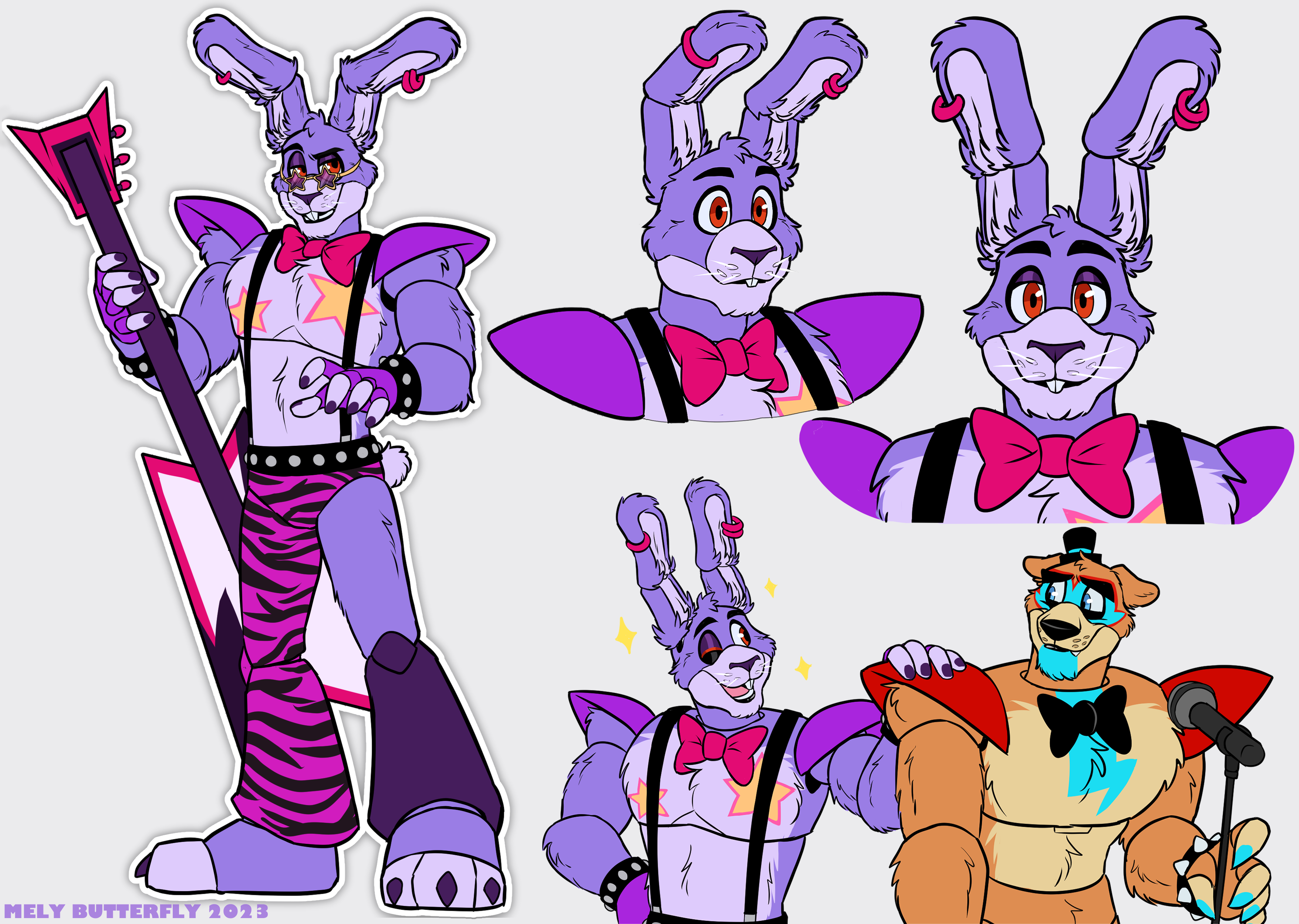 Glamrock Bonnie by CyberTheBunny on DeviantArt