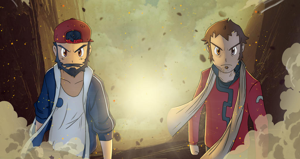 Ash Vs Red By Thyybrandao On Deviantart Ash Vs Red By Thyybrandao On Deviantart