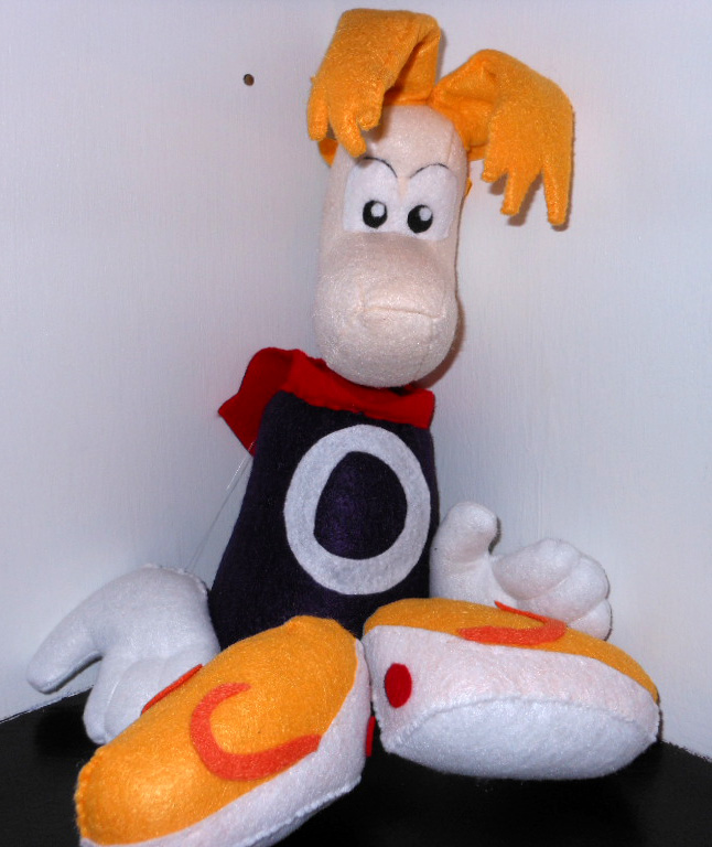 Rayman Plush by FuzzyAliens on DeviantArt