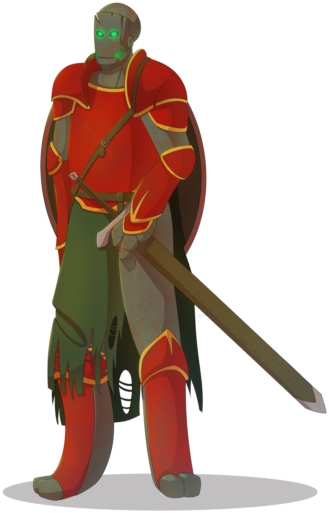 Rusty - Warforged Fighter by KayCiTheRedPanda on DeviantArt
