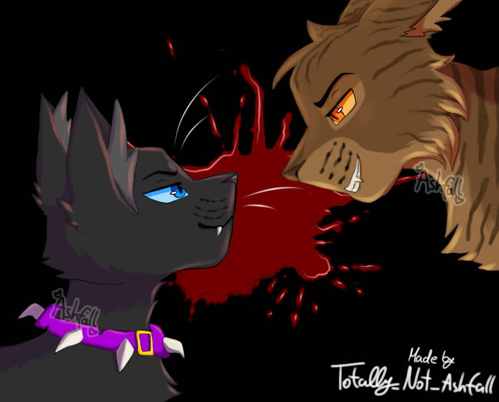 Scourge And Tigerstar By Totallynotashfall By Totallynotashfall On Deviantart