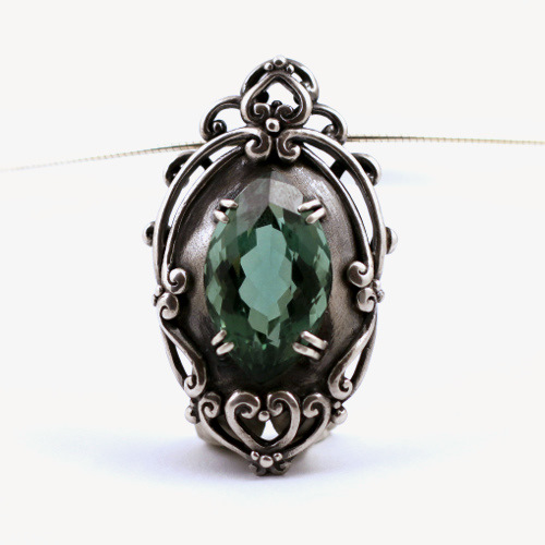 green pendant