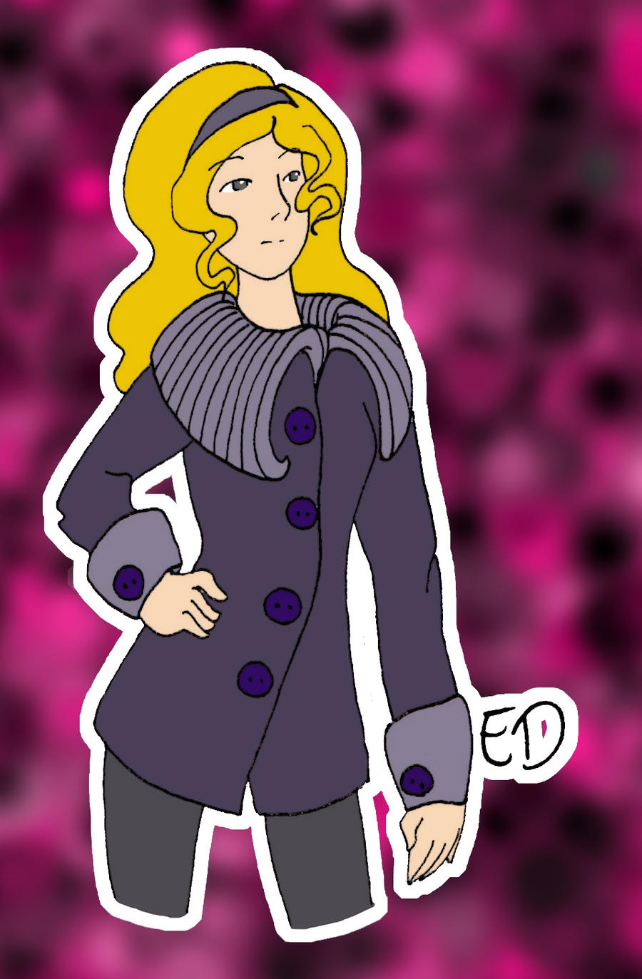 EGG - Ed in purple coat