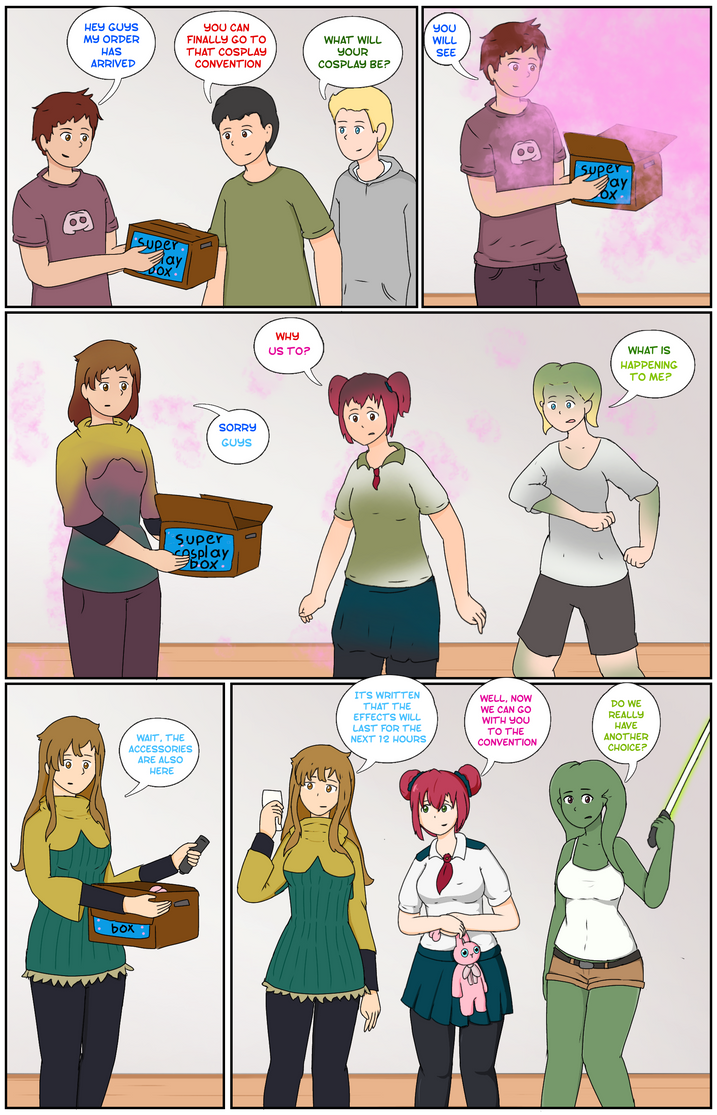 Cmsn: The cosplay box TF TG by JakeelGato on DeviantArt