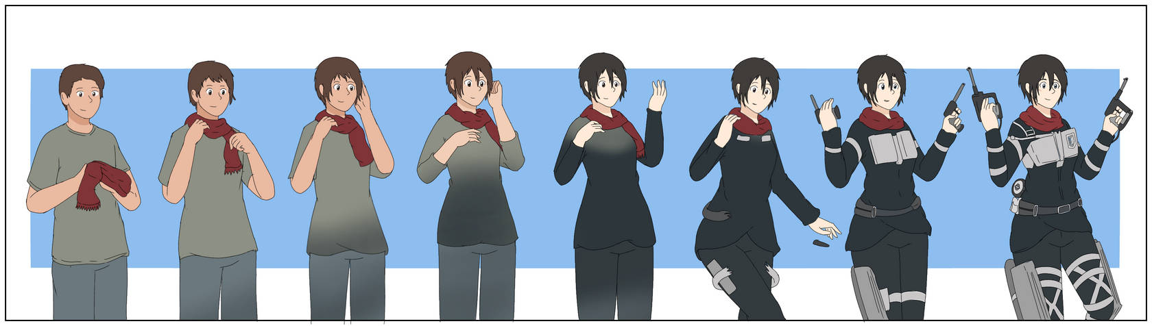 Cmsn: Mikasa TF TG by JakeelGato on DeviantArt