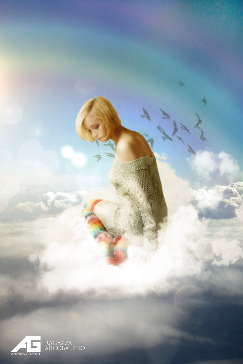 Ragazza Arcobaleno (cloud version)