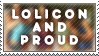 Lolicon and Proud Stamp by Jailboticus