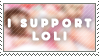 I Support Loli Stamp by Jailboticus