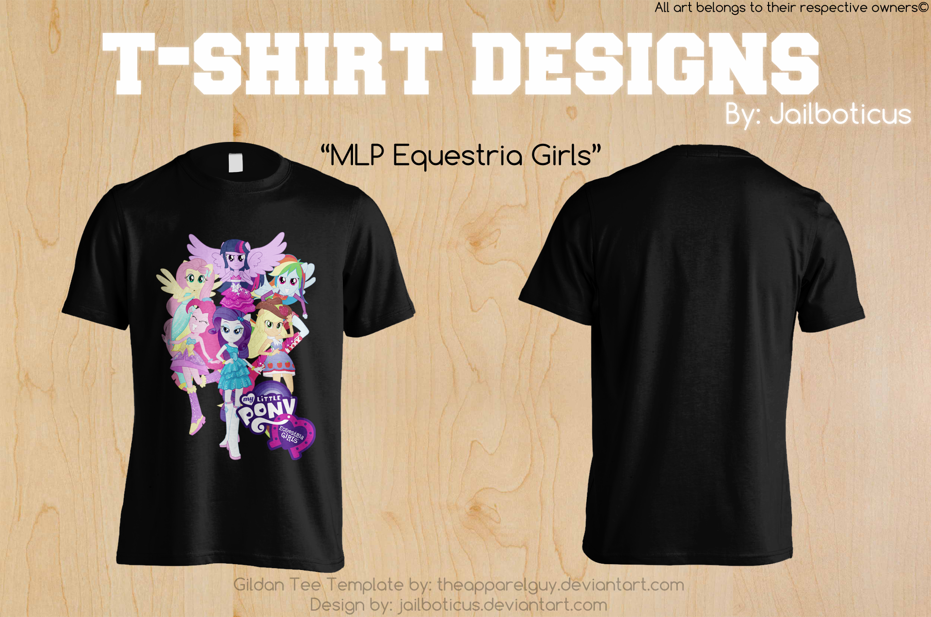 MLP Equestria Girls 2 Shirt Design