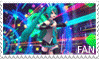 Hatsune Miku Project Diva F Fan Stamp