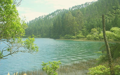 The Blue lake.