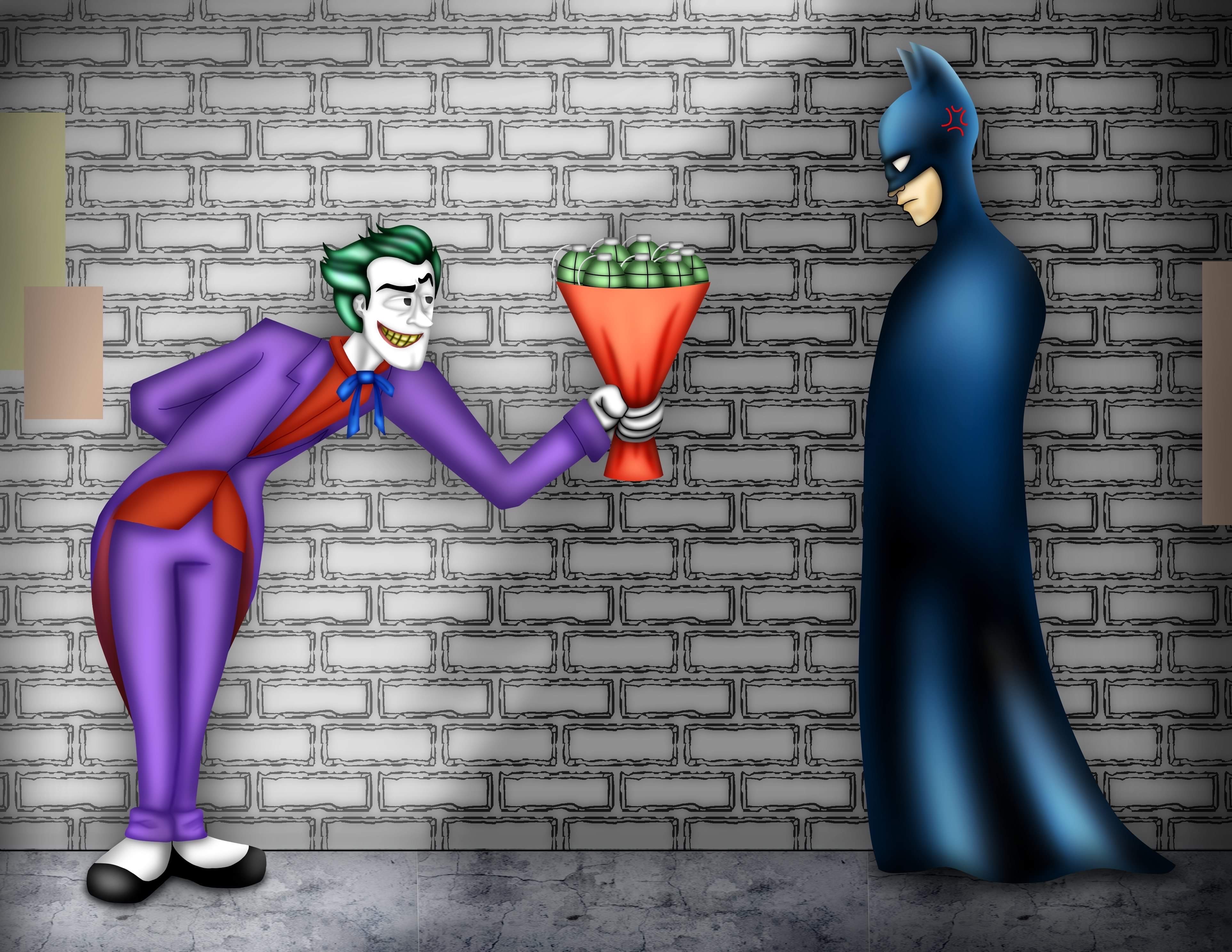 Joker X Batman by NerdtleLovesArt on DeviantArt