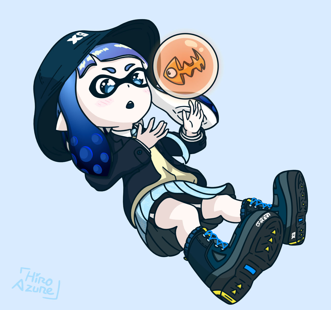 Deviantart Dark Inkling My inkling! by HiroAzure on DeviantArt