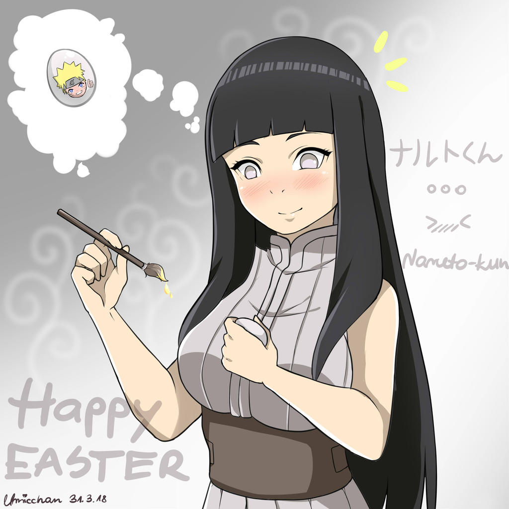 Naruto - Hinata - Happy Easter Fanart
