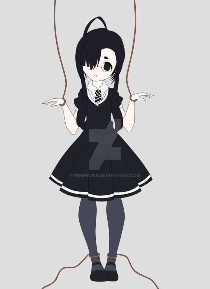 Old art - Dark girl