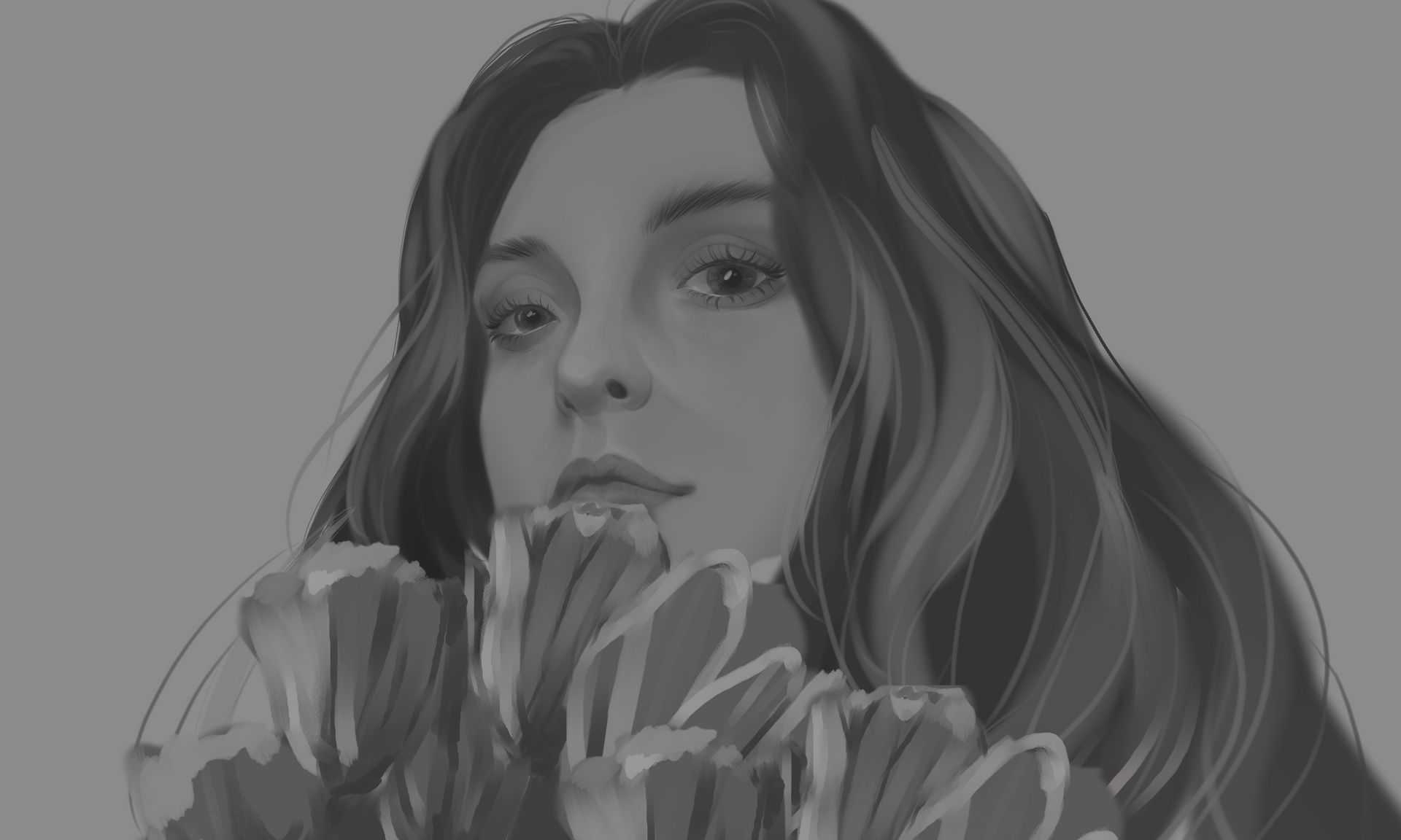 Realistic portraits practice