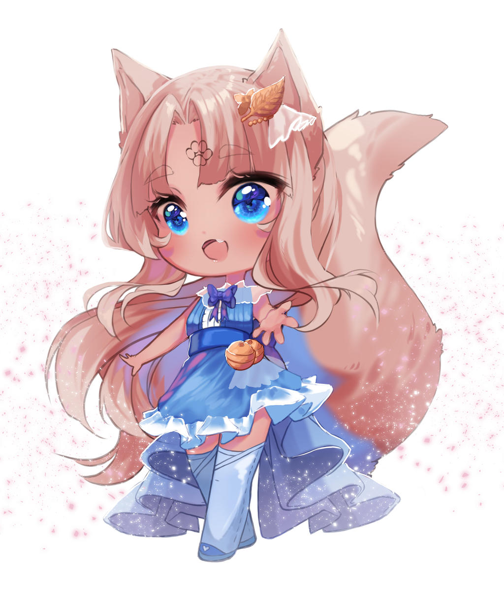 Chibi drawing - Blue Princess