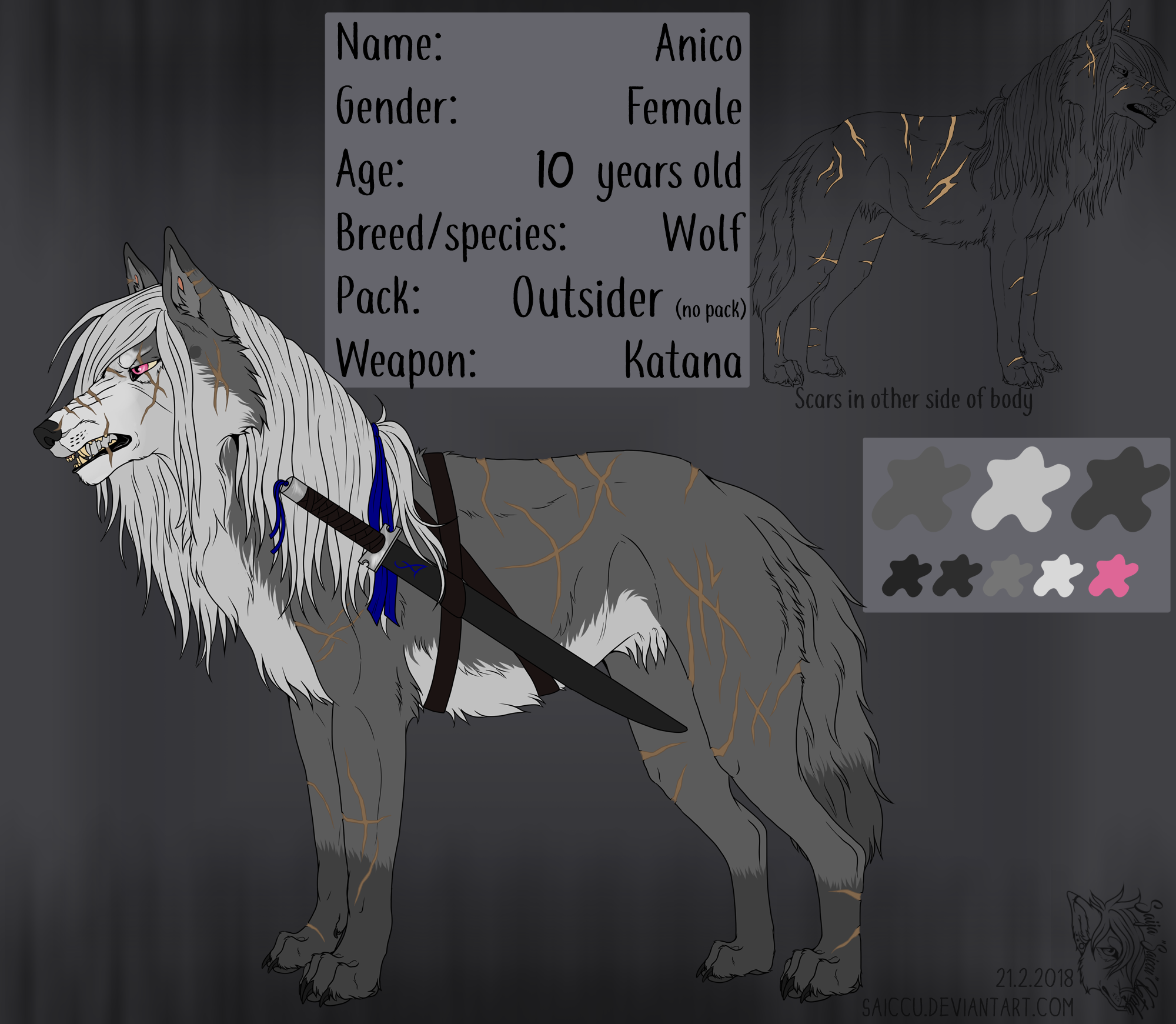 Anico .:Reference sheet:. by Saiccu
