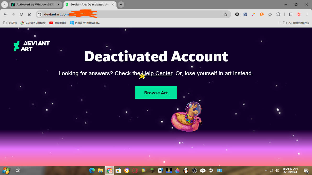 Bad Word Deviantart a Swear word account got deactivated by Windows7437646872 on DeviantArt