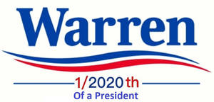 Warren for 1/2020th of a President