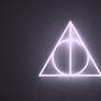 Deathly hallows Neon Wallpaper (1366x768)