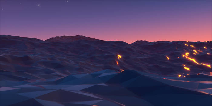 Evening Sea [LowPoly]