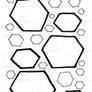 'Hexagons' Warm-Up Sketch