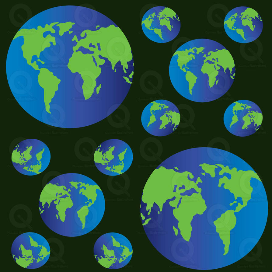 Erath Pattern Earth Pattern Textile Design DARK GREEN by QuintenIllustrations on ...