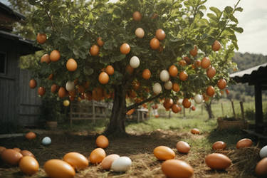 Photo of an Egg Plant Tree