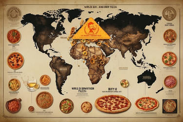 World domination beer and pizza