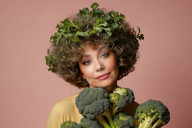 A wig of broccoli