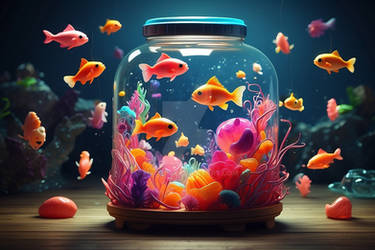 Jelly Fish Jar