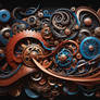 Red, Brown, Blue, Cogs and Gears