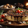 Pizza Chocolate Cake