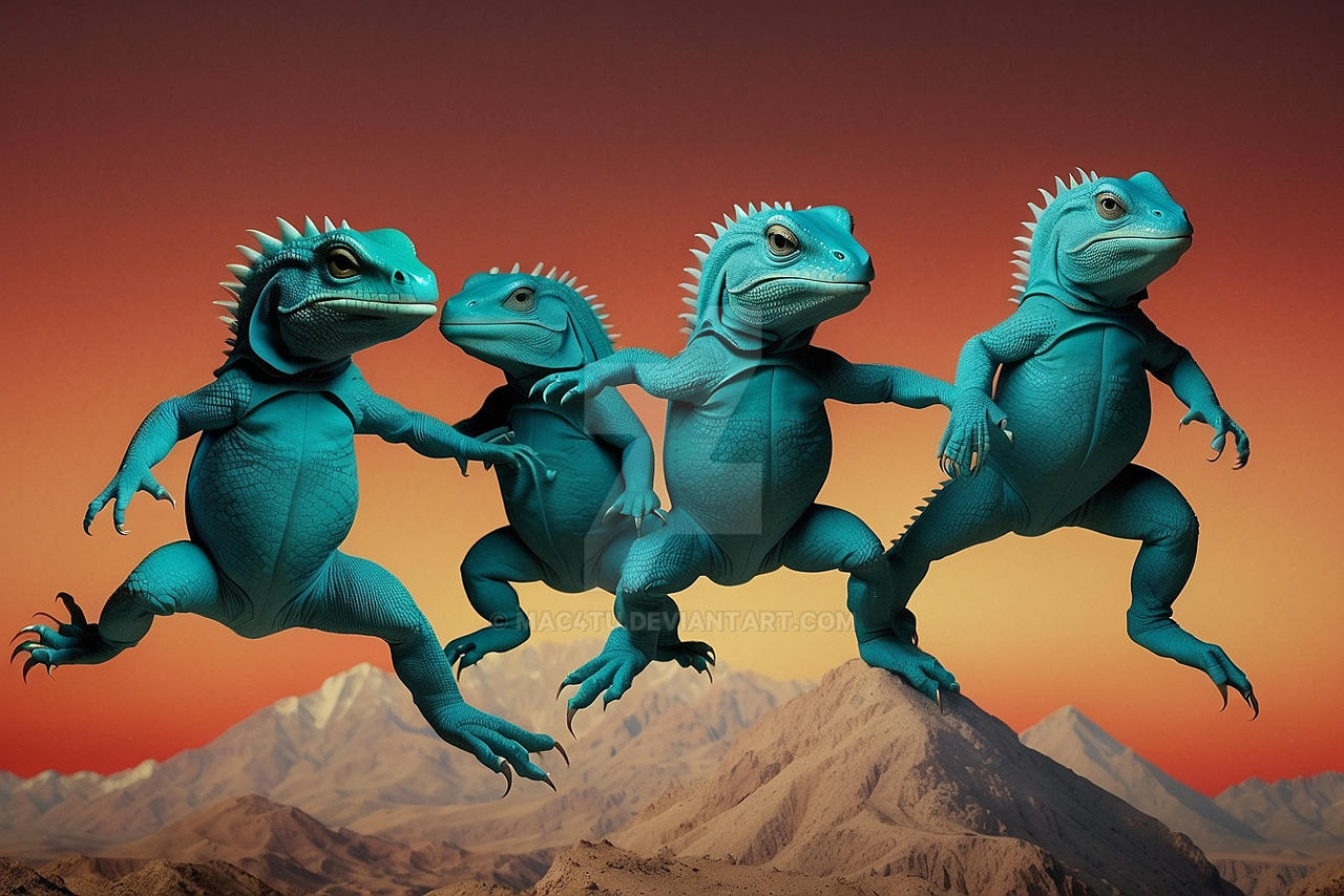 Leaping Lizards! by mac4tu on DeviantArt