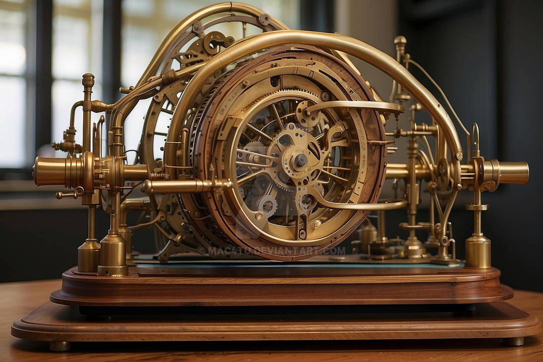 Steampunk Perpetual Motion Machine by mac4tu on DeviantArt