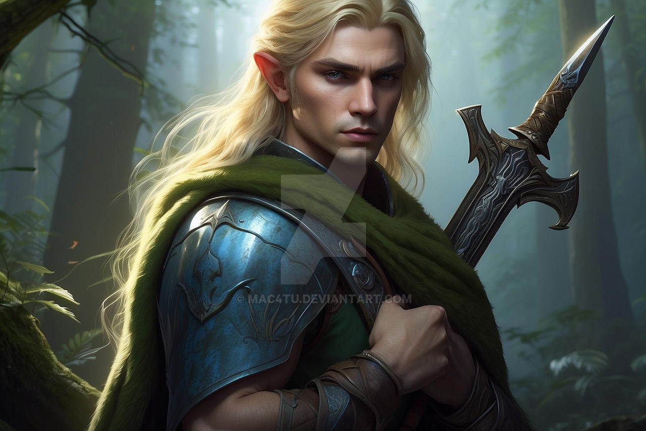 Elf Warrior by mac4tu on DeviantArt