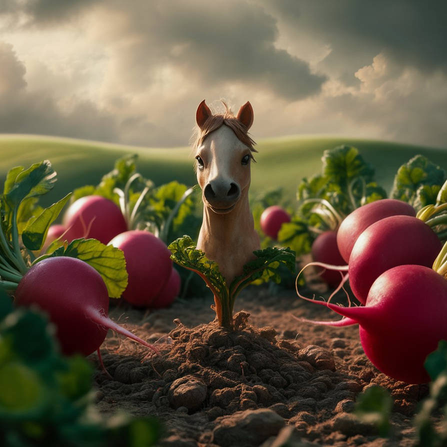 Evil Raddish Horse Raddish by mac4tu on DeviantArt