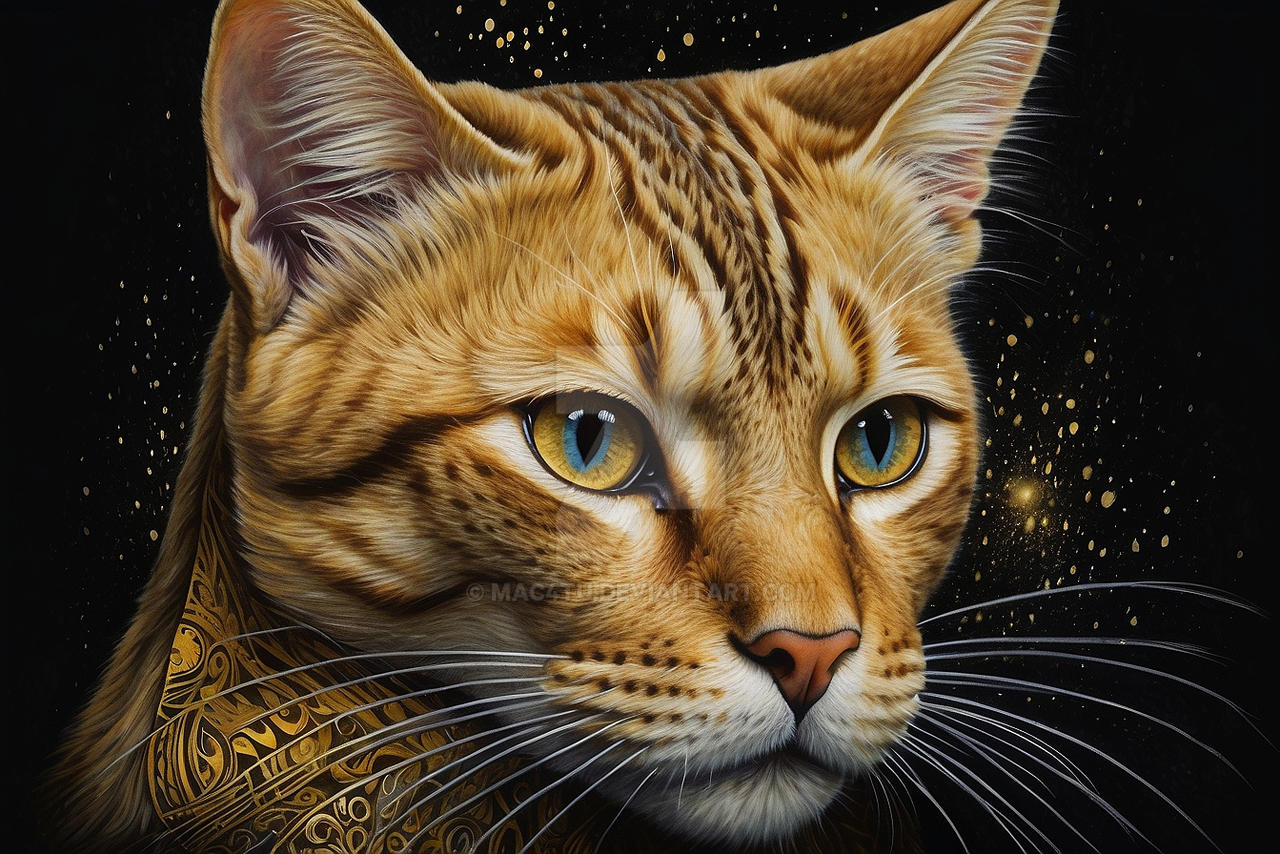 Cat All Color Gold Cat of Gold by mac4tu on DeviantArt
