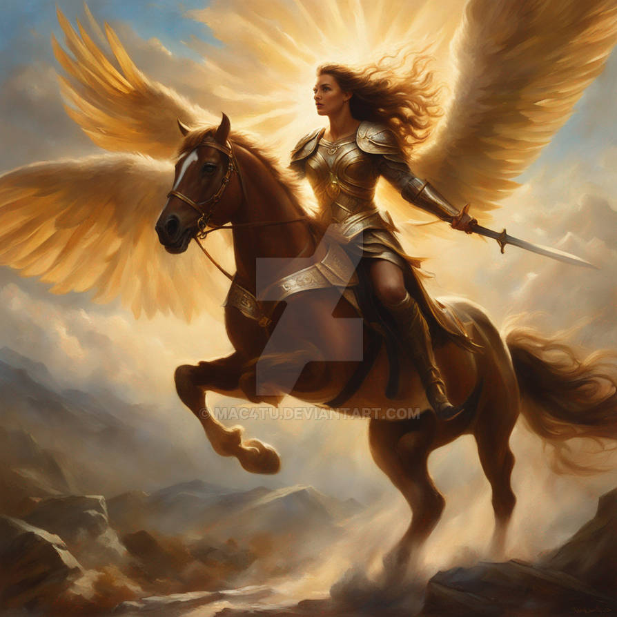 Valkyrie Riding to Battle by mac4tu on DeviantArt