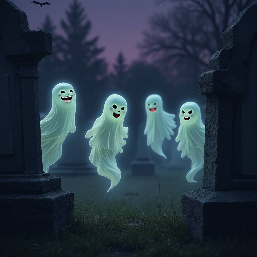 Disgausting Ghost Giggling Ghosts by mac4tu on DeviantArt