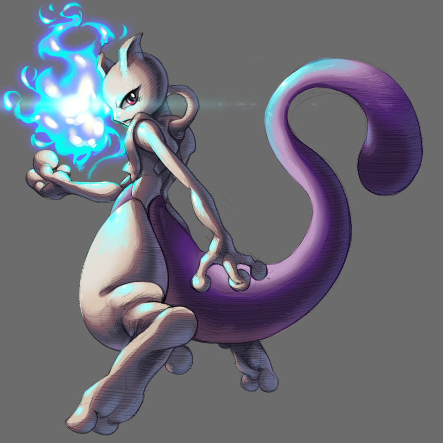 Mewtwo (Pokemon) Render by Soul151Killer on DeviantArt
