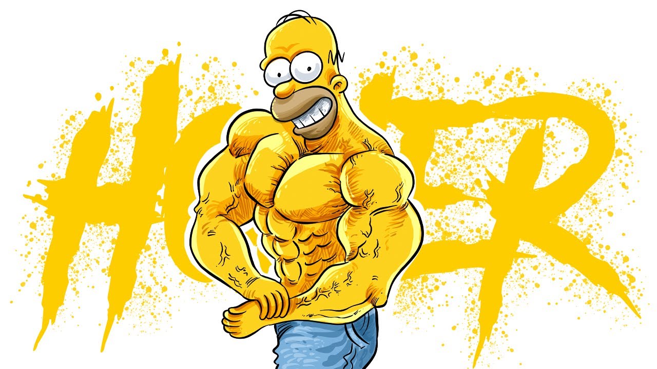 Smpseson Buff Homer Flexing by NikocadoAvocadoBalls on DeviantArt