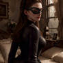 Catwoman getting ready to her mission