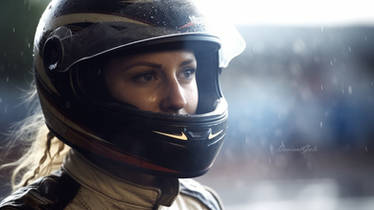 Female race driver