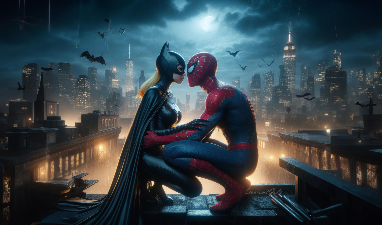 Batgirl And Spiderman By DeviantGals On DeviantArt batgirl-and-spiderman-by-deviantgals-on-deviantart