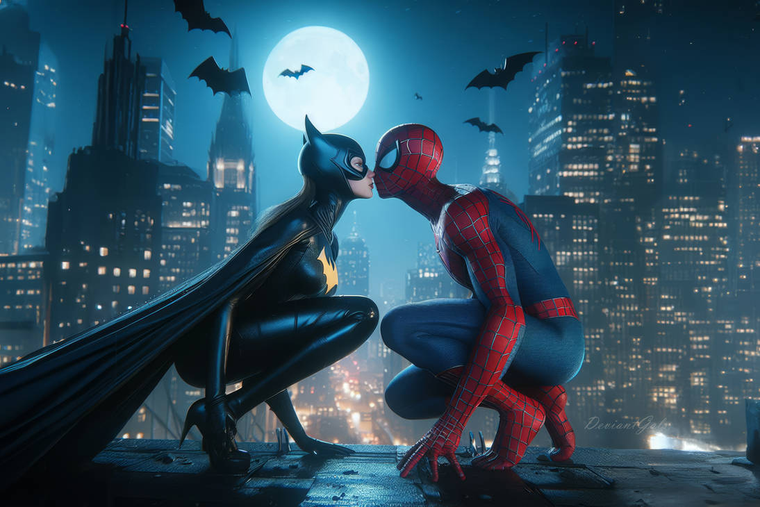 Batgirl And Spiderman By DeviantGals On DeviantArt batgirl-and-spiderman-by-deviantgals-on-deviantart