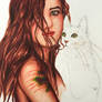 Girl/cat picture 